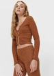 Кофта женская Stradivarius S коричневая - изображение 1