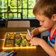Светодиодная акриловая доска для рисования с подсветкой 20х30 см, детская LED-доска для творчества, 7 маркеров - изображение 6