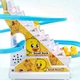 Интерактивная развивающая игрушка для детей горка-трек Small Duck Игровой набор веселые утки с подъемным механизмом 3 уточки - изображение 3
