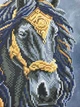 Набор для вышивания бисером картины ARHIBIS Черный конь, 36,5*27 см (А3Н_575 ) - изображение 7