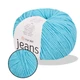 YarnArt Jeans, Світло-бірюзовий №33 - пряжа нитки для в'язання спицями та гачком (іграшки, одяг), 55% бавовна, 45% акрил, 50 г/160 м, напівбавовна Ярн - зображення 1