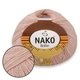 Пряжа Nako Boho, Пудра №12538 напіввовняна нитка для в'язання джемперів, кофт, рукавичок, шкарпеток, шапок, шарфів та інших зимових виробів спицями та - зображення 1