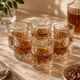 Набор стопок 6 шт 75 мл Rocks Glass рюмки для водки наливки подарочный набор рюмок Прозрачный - изображение 2
