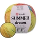 YarnArt Summer Dream, №4314, летняя пряжа ЯрнАрт Саммер Дрим 100 г / 350 м, хлопок с вискозой, секционное окрашивание, для вязания крючком и спицами - изображение 1