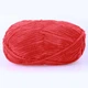 Плюшевая пряжа Premium Yarn Baby Love, Красный №318, 100% полиэстер, 100г/120м, для вязания игрушек, детской одежды, пледов, амигуруми - изображение 3