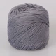 Пряжа YarnArt Bouquet Unicolor (ЯрнАрт Букет Уніколор) Сірий №3203, 100% бавовна, 100г/200м, літня нитка для в'язання гачком і спицями - зображення 3