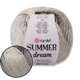 YarnArt Summer Dream, №4316, літня пряжа ЯрнАрт Саммер Дрім 100 г / 350 м, бавовна з віскозою, секційне забарвлення, для в'язання гачком і спицями - зображення 1