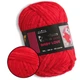 Плюшева пряжа Premium Yarn Baby Love (Бебі Лав) Красный №318 - плюш для амігурумі, іграшок, маленький моточок 50г/60м - зображення 1