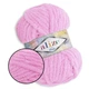 Alize Softy Mega, Розовый зефир №31 - плюшевая толстая пряжа, 100г/70м, Ализе Софти Мега для вязания пледов, игрушек, детской одежды - изображение 1