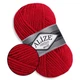Alize Super Lana Maxi, Красный №56 - толстая полушерстяная пряжа 100 г / 100 м, 25% шерсть / 75% акрил, для объемных изделий, СуперЛана Макси - изображение 1