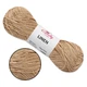 Пряжа Candy-Yarn Linen, 96% лен/4% полиэстер, 50 г/135 м, натуральная летняя пряжа для топов, туник, одежды и аксессуаров, цвет Карамель №02 - изображение 1