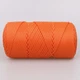 Пряжа Hobby Trend Macrame XL, помаранчева №120, поліефірний шнур для макраме 3 мм, 250 г/130 м, для в'язання сумок, кошиків та декору - зображення 3