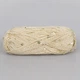 YarnArt Cotton Gold Paillettes, Бежевый крем №7103 – хлопковая пряжа с пайеткой для вязания спицами и крючком, 50 г/140 м, 82% хлопок / 18% полиэстер - изображение 3