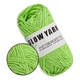 Светящаяся в темноте флуоресцентная пряжа, салат, Glow Yarn, 100% полиэстер, нить для вязания и амигуруми - изображение 1