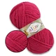 Alize Softy Plus, Красный №56 - плюшевая толстая пряжа, 100г/120м, Ализе Софти Плюс для вязания пледов, игрушек, детской одежды - изображение 1
