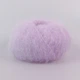 Lana Gatto Mohair Royal, Ніжно-бузковий №9369 - італійська пряжа кід мохер з нейлоном, 25г / 215м, тонка, для павутинок, ажурних виробів, светрів - зображення 3