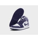 Кроссовки детские Jordan Air 1 Mid White/Violet 38.5 Білий, Фіолетовий DQ8423-515 - изображение 3