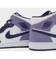 Кроссовки детские Jordan Air 1 Mid White/Violet 38.5 Білий, Фіолетовий DQ8423-515 - изображение 4