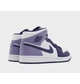 Кроссовки детские Jordan Air 1 Mid White/Violet 38.5 Білий, Фіолетовий DQ8423-515 - изображение 7