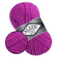 Alize Super Lana Maxi, Фиолет №209 - толстая полушерстяная пряжа 100 г / 100 м, 25% шерсть / 75% акрил, для объемных изделий, СуперЛана Макси - изображение 1