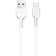 Дата кабель USB 2.0 AM to USB-C 3.0m 2A X20 white HOCO (6957531068976) - зображення 1