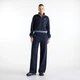 Женская темно-синяя спортивная кофта Sport Legacy Pique 1/4 New Balance Zip 34 (XS) (WT62T5OMDNT) - изображение 2