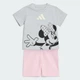 Детский комплект: футболка и шорты ADIDAS DISNEY MINNIE MOUSE adidas KG6113 (68) серый (4069996721432) - изображение 1