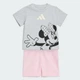 Детский комплект: футболка и шорты ADIDAS DISNEY MINNIE MOUSE adidas KG6113 (68) серый (4069996721432) - изображение 2