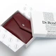 Женский кожаный кошелек Dr.Bond WS-103 бордовый - изображение 6