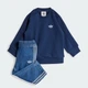 Детский комплект: свитшот и джинсы Denim Crew Kids adidas JD5826 (98) синий (4067891323652) - изображение 1