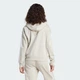 Жіноча толстовка Essentials 3-Stripes Full-Zip Fleece adidas JX7702 (S) бежевий (4068807338777) - зображення 2