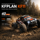 Машинка на радиоуправлении KFPLAN KF11 1:16 – монстр-трак 4WD, до 40 км/ч джип для бездорожья 4x4 - изображение 2