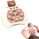 Игрушка антистресс Pop it PRO Мишка на батарейках АБС-пластик размер 12.1 х 6 х 12.8 см мультиплеер - изображение 1