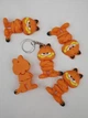 Брелок Гарфилд Улыбающийся Garfield Smiling Mini Flexi with Tail 7 См 3Д Печать - изображение 2