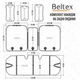 Накидки на сиденья Monte Carlo черные/красные (передние+задние) Beltex BX81110 - изображение 8