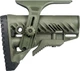 Приклад FAB Defense GLR-16 CP с регулируемой щекой для AR15/M16. Olive - изображение 2