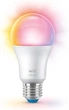 Розумна лампа WiZ E27 White and Color Ambiance 8.5W 806лм, Wi-Fi, Matter, Bluetooth, набір 4 шт. 8720169075771 - зображення 2