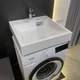 Умывальник на стиральную машину без перелива Adamant Washer New White искусственный камень - изображение 3