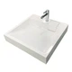 Умывальник на стиральную машину без перелива Adamant Washer New White искусственный камень - изображение 6