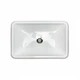 Умывальник врезной Adamant PLAIN 590х390 Classic white-01 - изображение 2