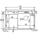 Кухонная мойка Mixxus MH7849R-HK 780x490 нержавеющая сталь, врезная, черный (3,0/0,9) (MX1938) - изображение 2