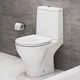 Унитаз компакт Cersanit 652 Moduo Clean On 011 3/ 645x360 округлый, с сиденьем, белый (CCKZ1014343653) - изображение 1