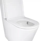 Унітаз компакт Mixxus Bevel 625x390 овальний, з сидінням, білий (MP6473) - зображення 3