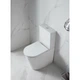 Унітаз компакт Mixxus Bevel 625x390 овальний, з сидінням, білий (MP6473) - зображення 6