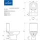 Унітаз компакт Cersanit Colour New Clean On 575 011 3/5 650x370 прямокутний, з сидінням, білий (CCKZ1013501894) - зображення 4
