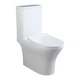 Унитаз компакт Mixxus Wave-0402-T3 650x350 овальный, с сиденьем, белый (MI7037) - изображение 2