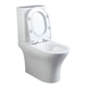 Унитаз компакт Mixxus Wave-0402-T3 650x350 овальный, с сиденьем, белый (MI7037) - изображение 3