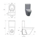 Чаша унитаза Cersanit Crea 010/020 OVAL с сиденьем микролифт, белый глянцевый (K114-023) - изображение 2