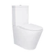 Унитаз компакт Qtap Swan Eco 640х360 овальный, с сиденьем, белый глянцевый (QTSWA27W48748) - изображение 1