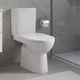 Унитаз компакт Geberit SELNOVA 680x360 овальный, с сиденьем, белый (501.753.00.1) - изображение 1